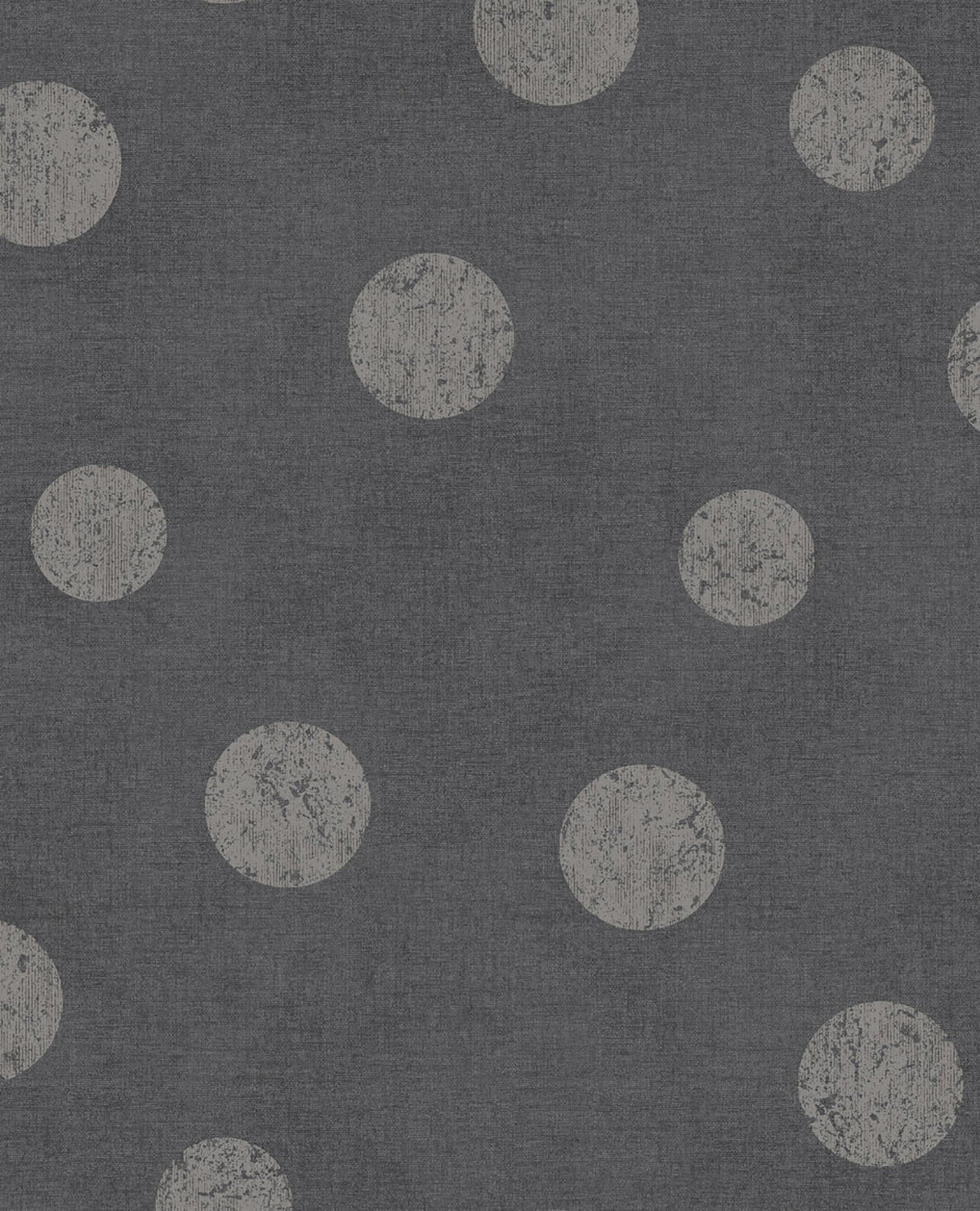 Eijffinger 379045 Caro Charcoal Polka Dots Wallpaper