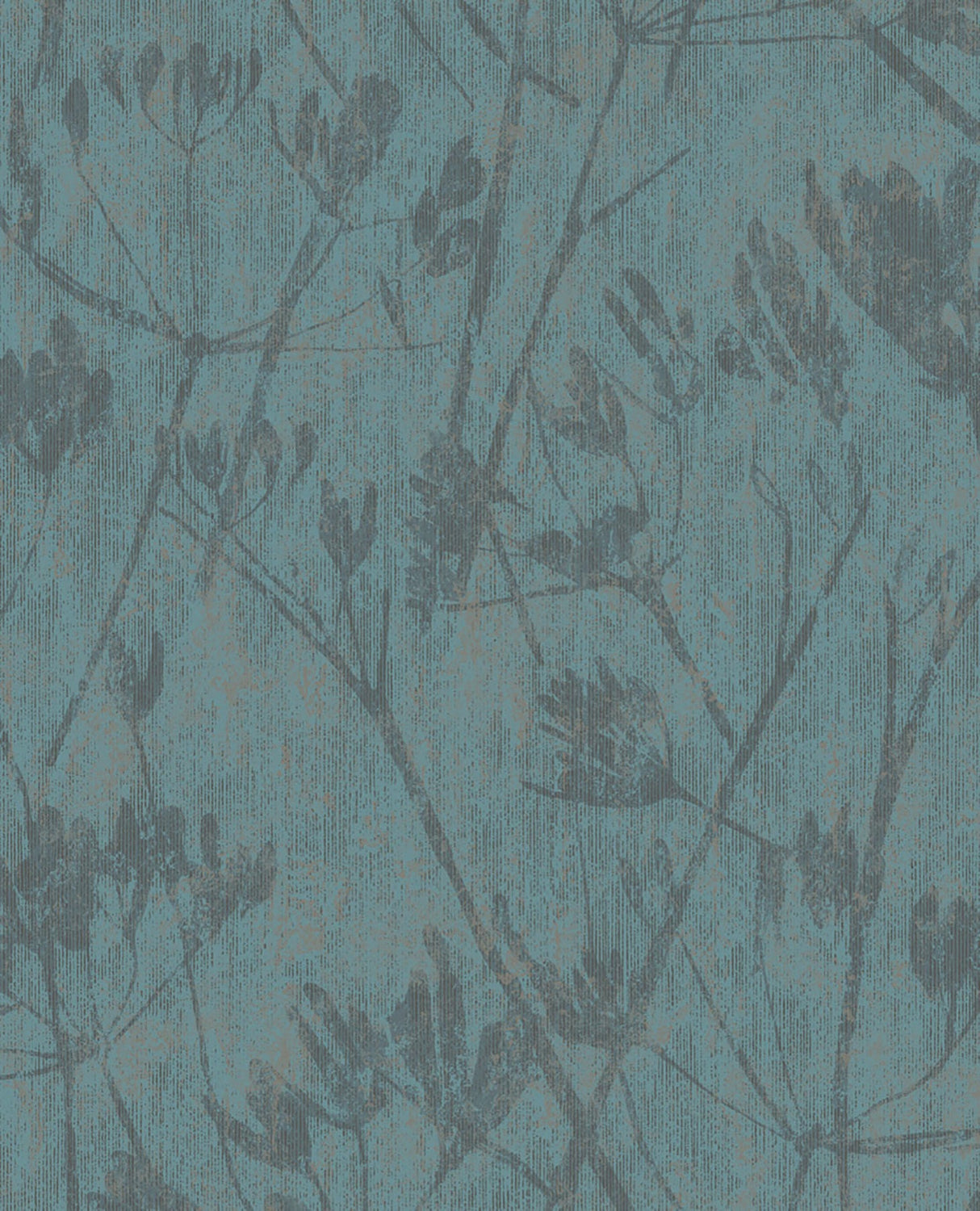 Eijffinger 379053 Jens Turquoise Branches Wallpaper