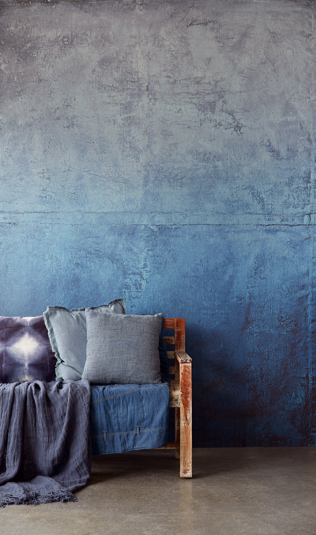 Eijffinger 379105 Canvas Denim Wall Mural
