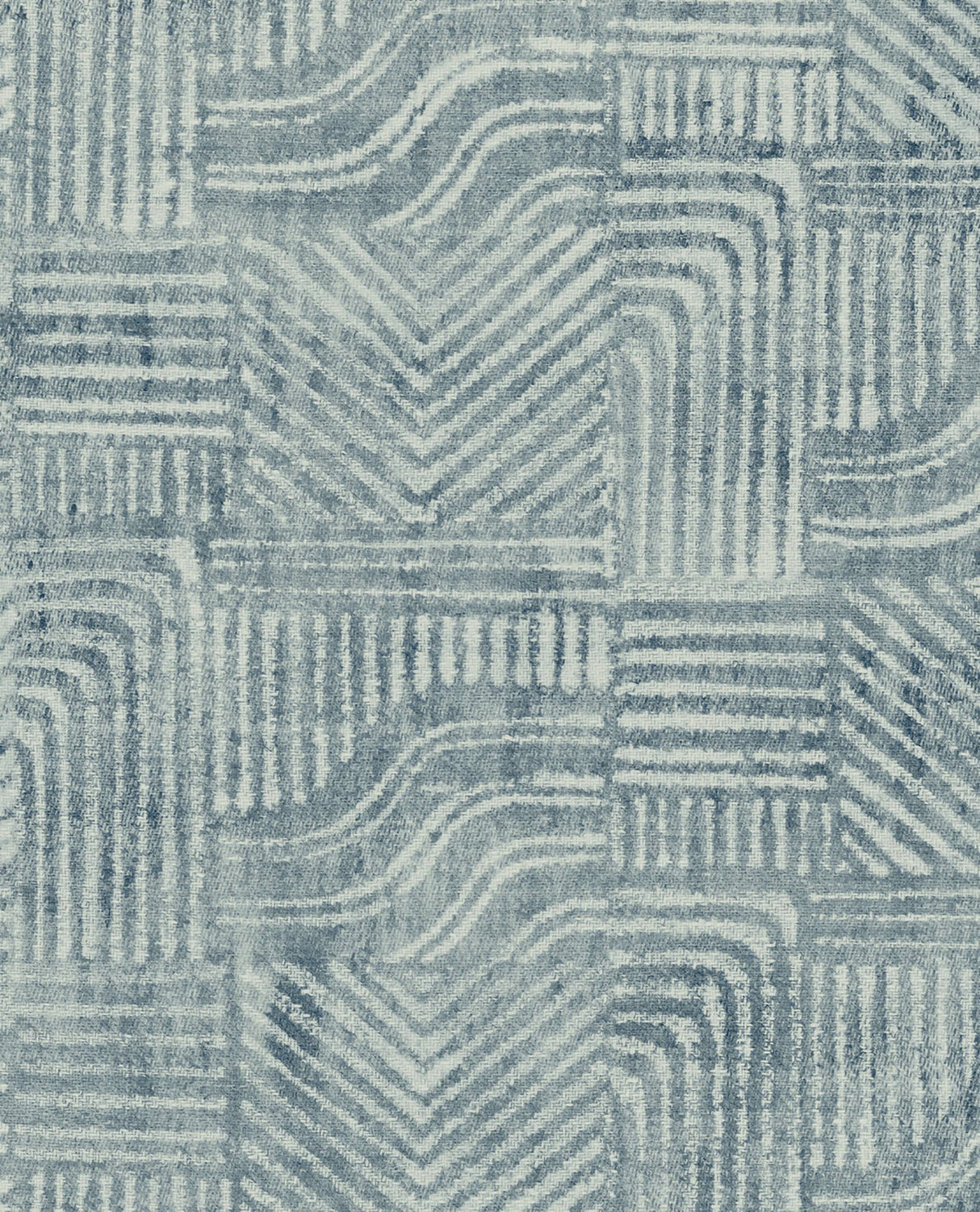Eijffinger 391530 Pueblo Blue Global Geometric Wallpaper