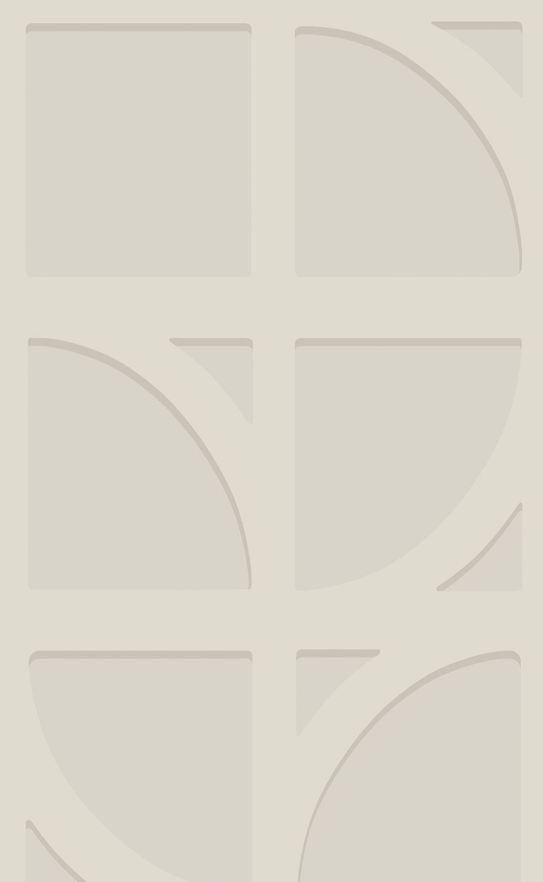 Eijffinger 395801 Shapes Champagne Curved Trellis Wallpaper