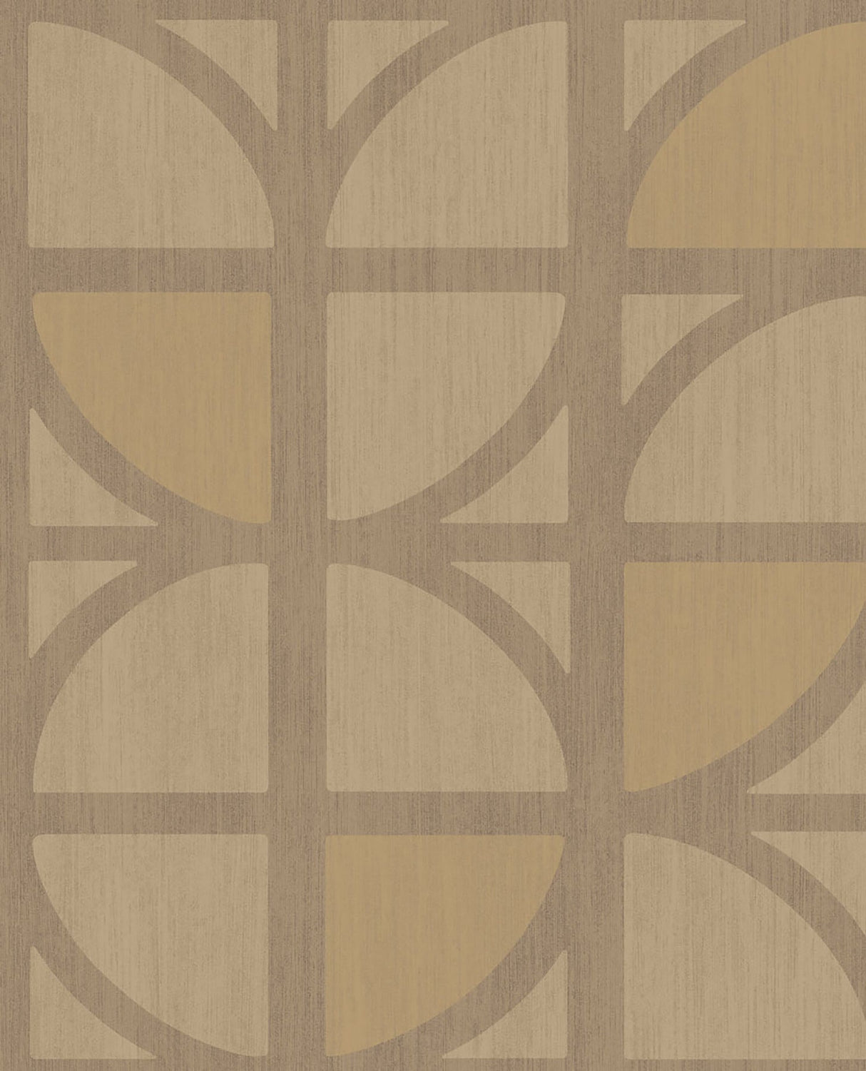 Eijffinger 395811 Tulip Gold Geometric Trellis Wallpaper