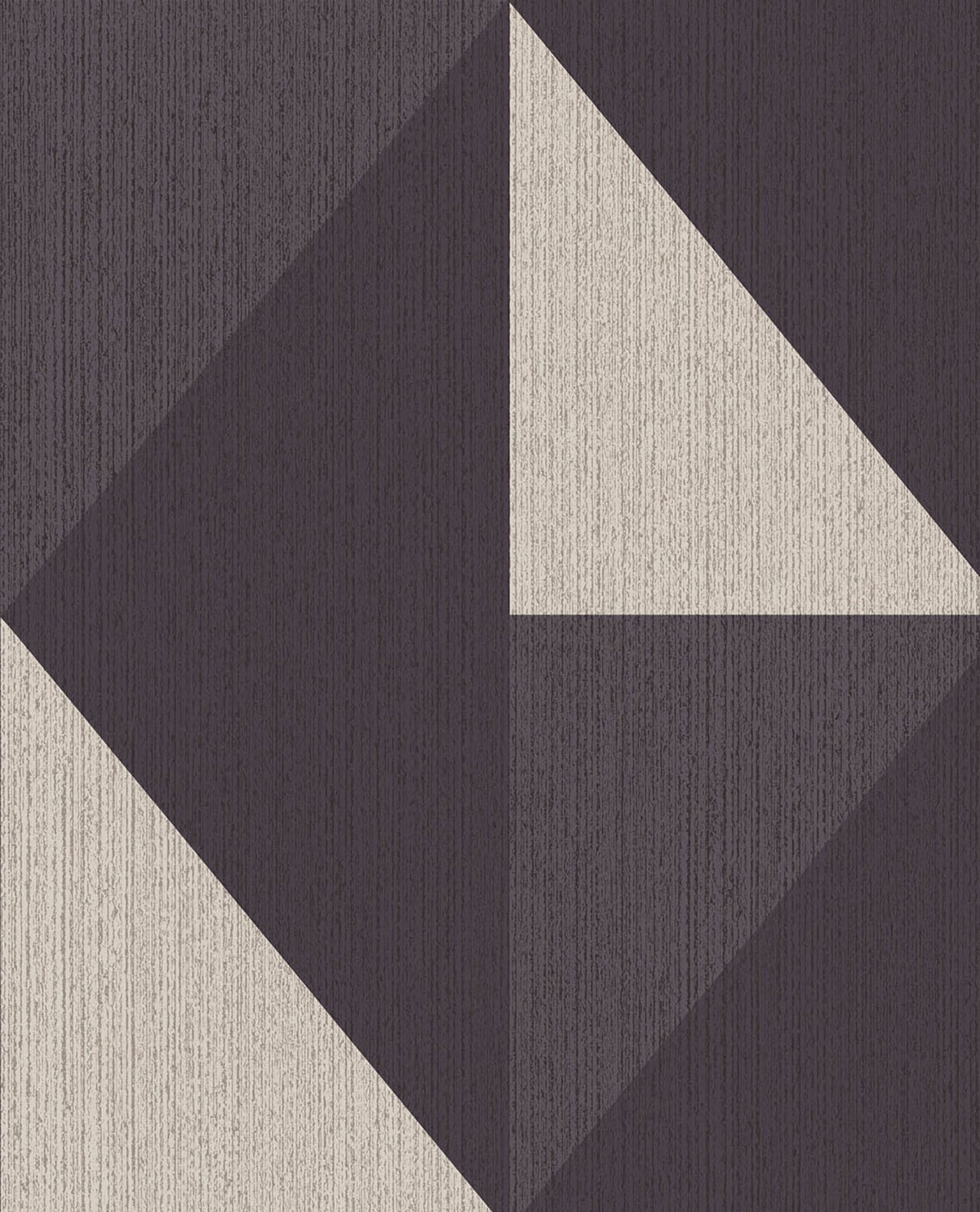 Eijffinger 395823 Diamond Black Tri-Tone Geometric Wallpaper