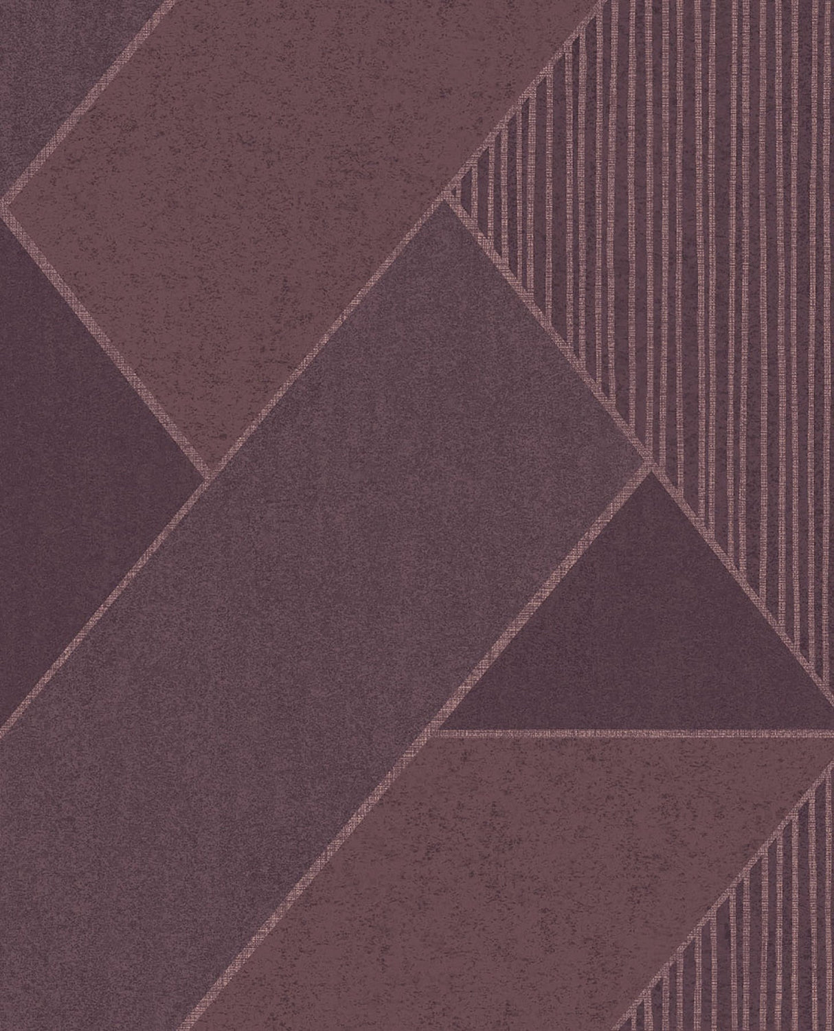 Eijffinger 395833 Art Deco Plum Glam Geometric Wallpaper