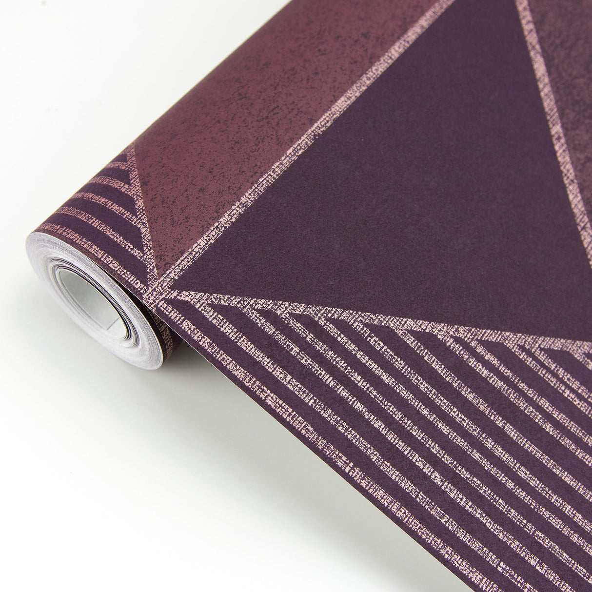 Eijffinger 395833 Art Deco Plum Glam Geometric Wallpaper