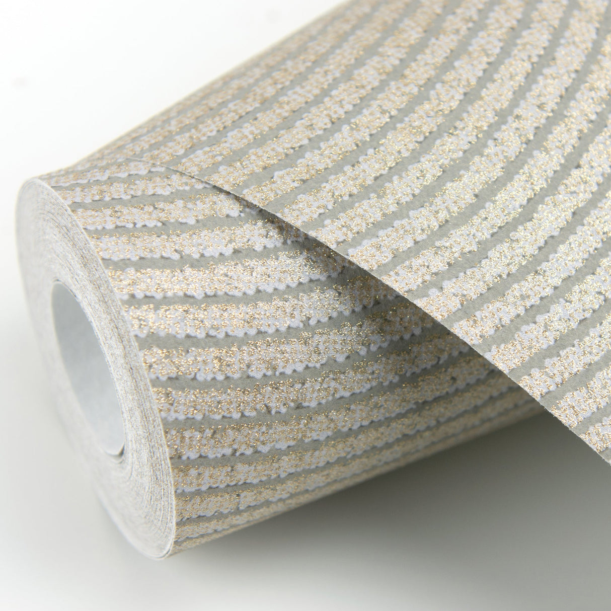 Eijffinger 395851 Curves Bronze Glittering Waves Wallpaper