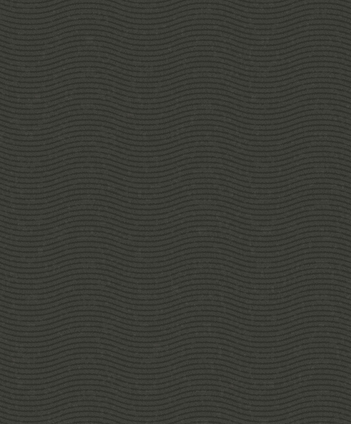 Eijffinger 395854 Curves Black Glittering Waves Wallpaper