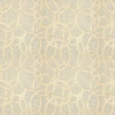 KRAVET COUTURE 3971.1.0 KEEP SHINING WHITE GOLD Fabric