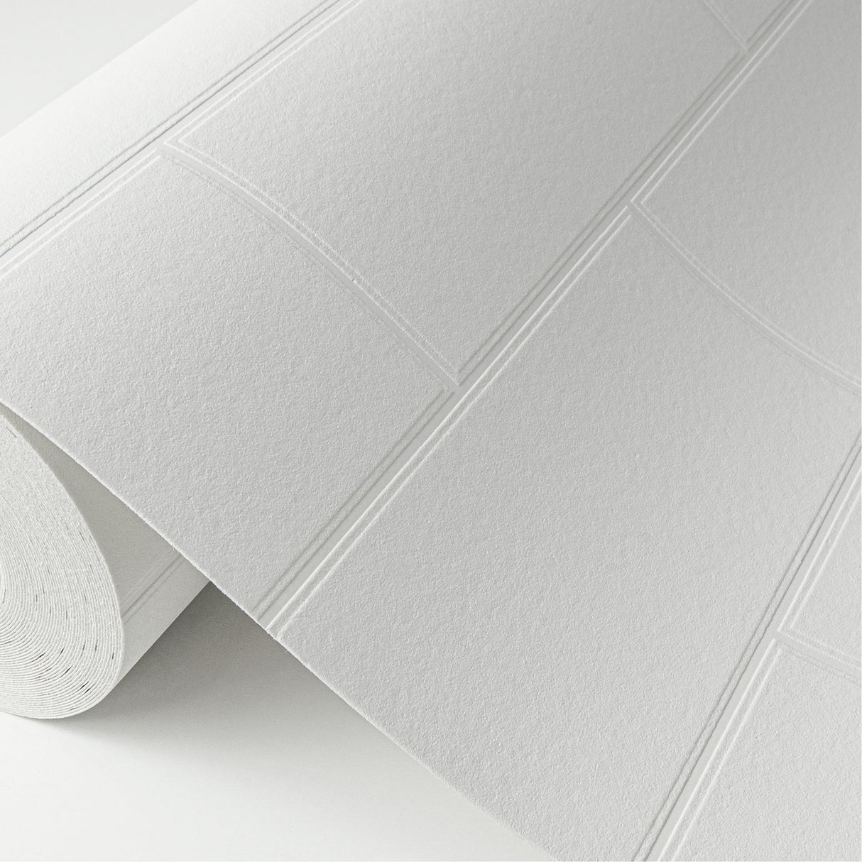 Brewster 4000-21399 Galley White Subway Tile Paintable Wallpaper