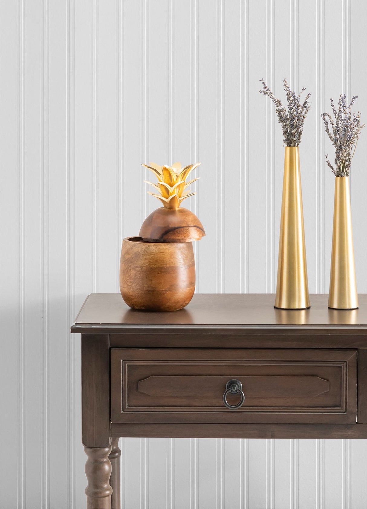 Brewster 4000-2435-15 Elliott White Stripe Paintable Wallpaper