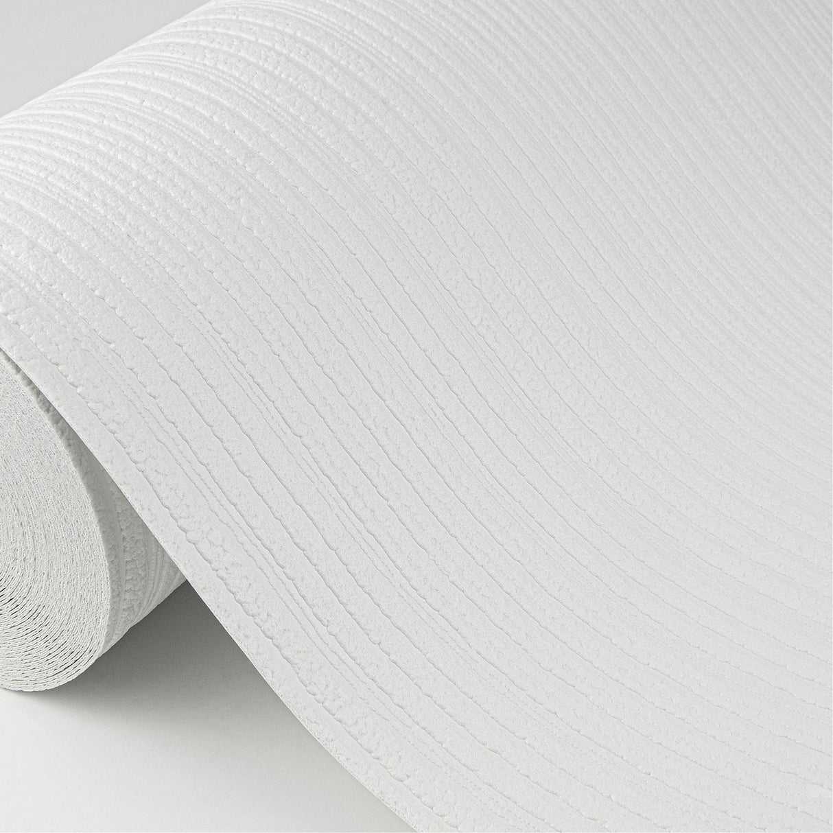 Brewster 4000-3149-18 Samuel White Textured Stripe Paintable Wallpaper