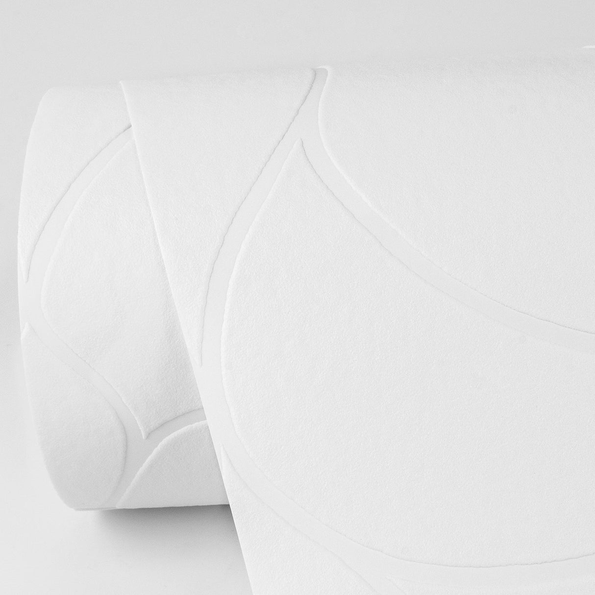 Brewster 4000-9507-10 Anselm White Floral Bloom Paintable Wallpaper