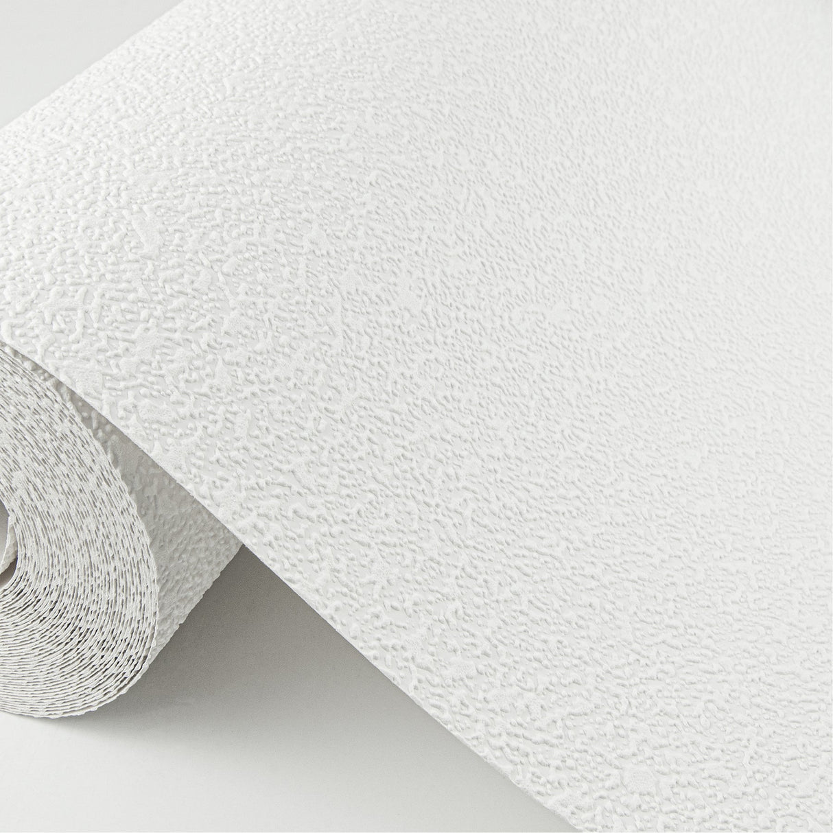 Brewster 4000-96299 Stinson White Stucco Texture Paintable Wallpaper