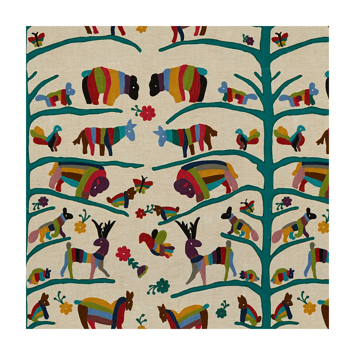 KRAVET DESIGN 4011.316.0 PRAIRIE COTEAU PINATA Fabric