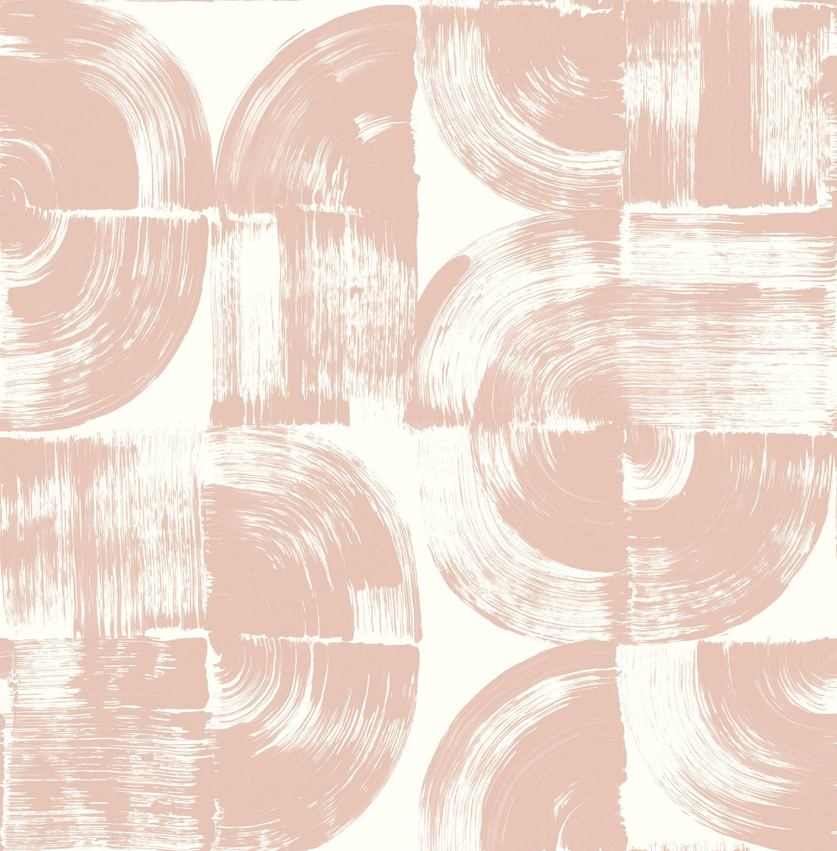 A-Street Prints 4014-26405 Giulietta Blush Painterly Geometric Wallpaper