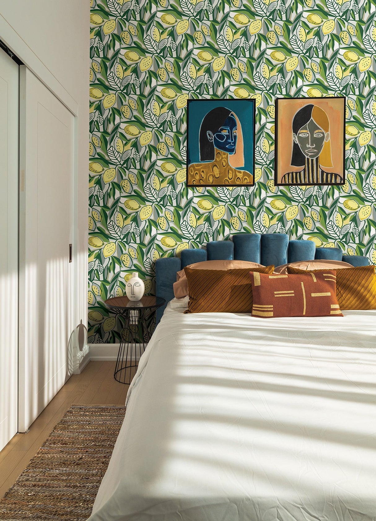 A-Street Prints 4014-26420 Meyer Yellow Citrus Wallpaper