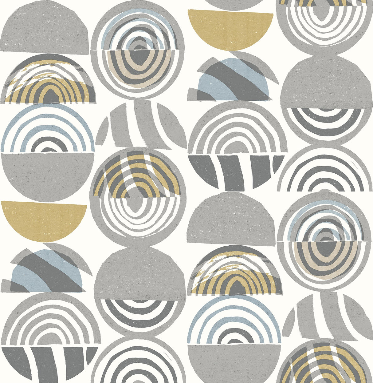 A-Street Prints 4014-26443 Mahe Grey Mod Geometric Wallpaper