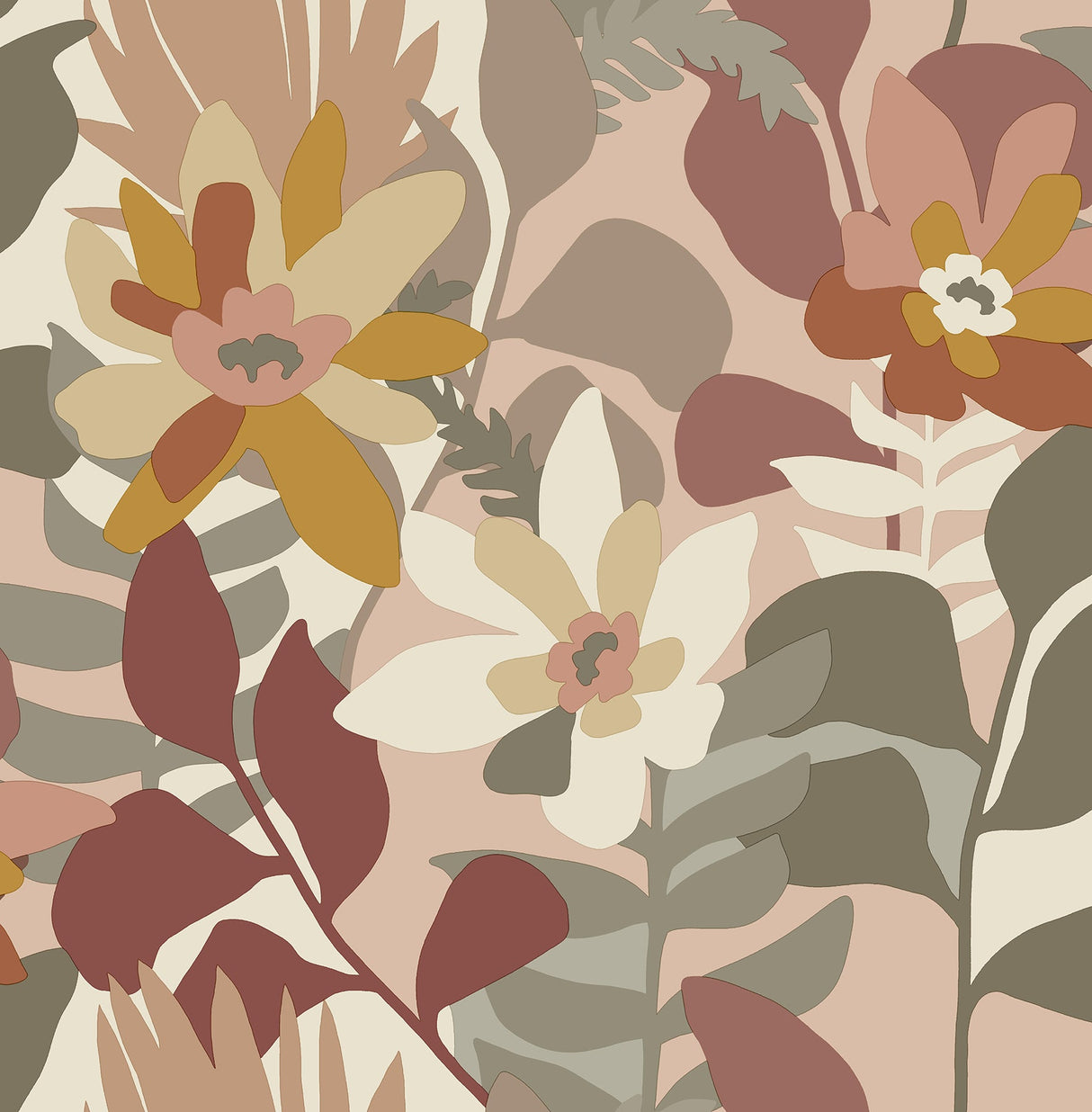 A-Street Prints 4014-26455 Koko Rose Floral Wallpaper