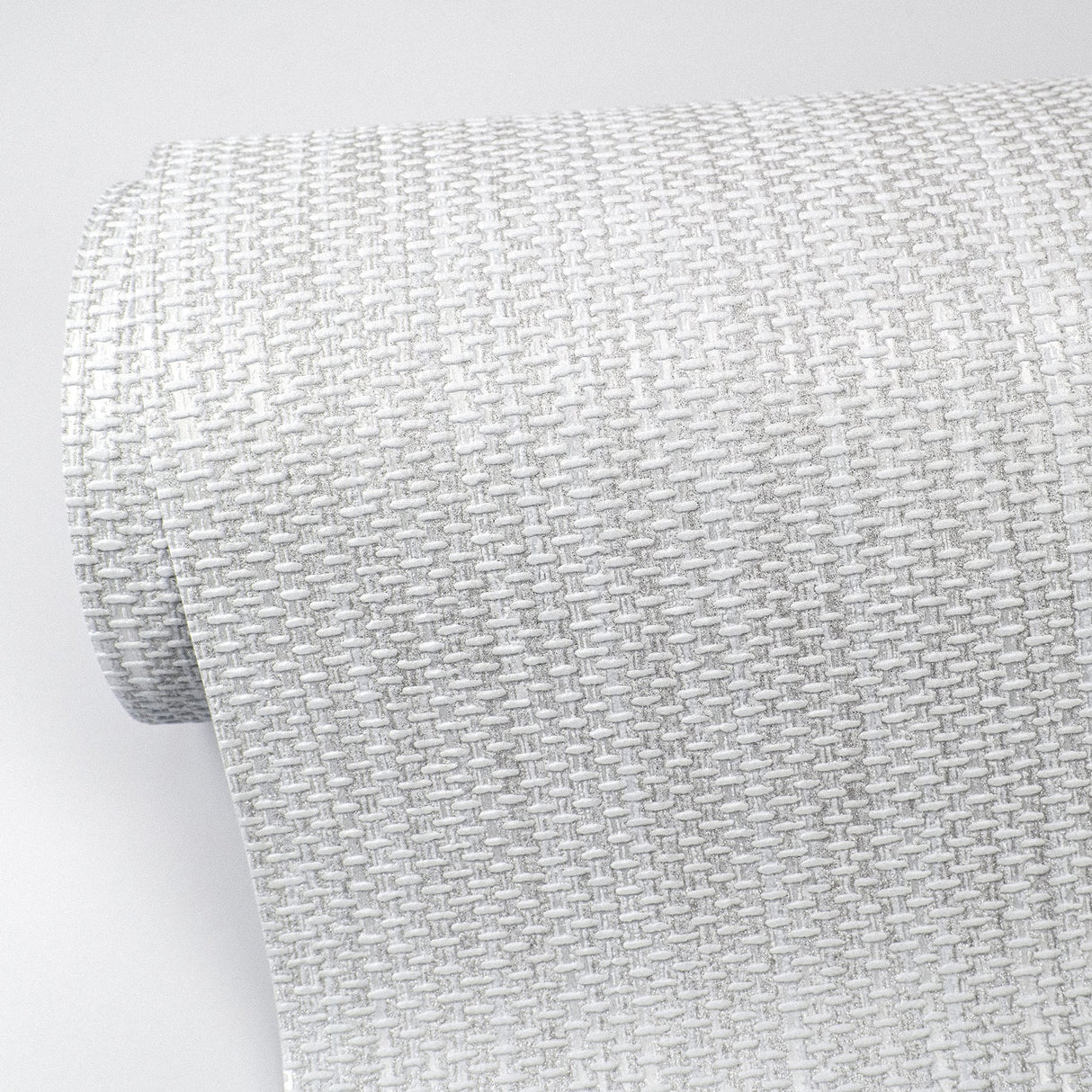 Advantage 4015-3443-11 Cahaya White Woven Wallpaper