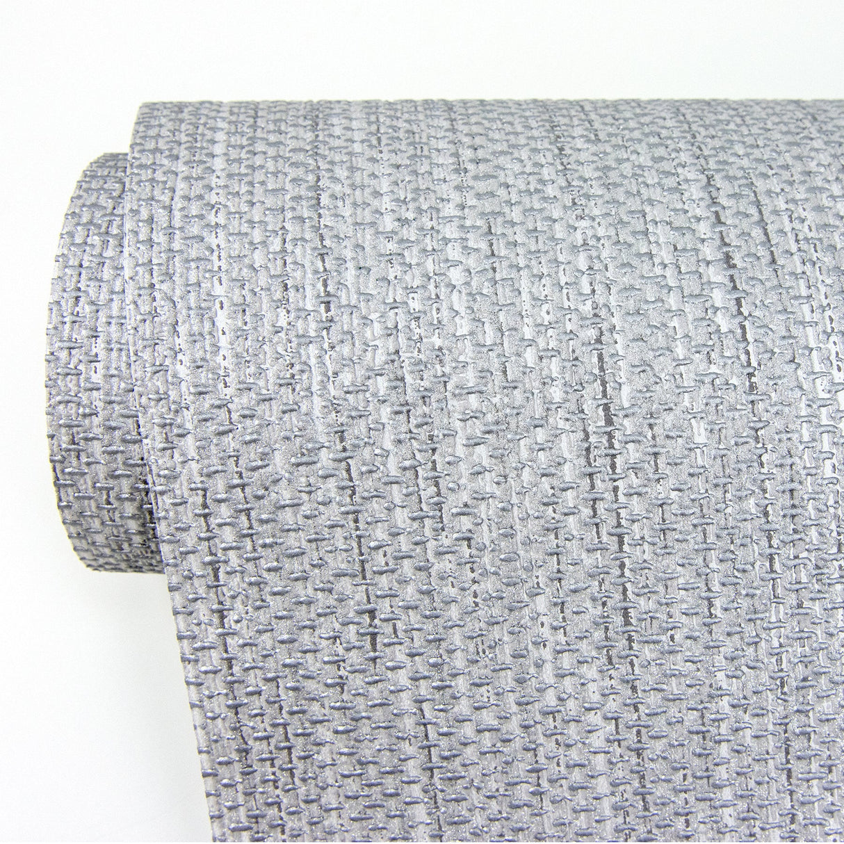 Advantage 4015-3443-28 Cahaya Silver Woven Wallpaper