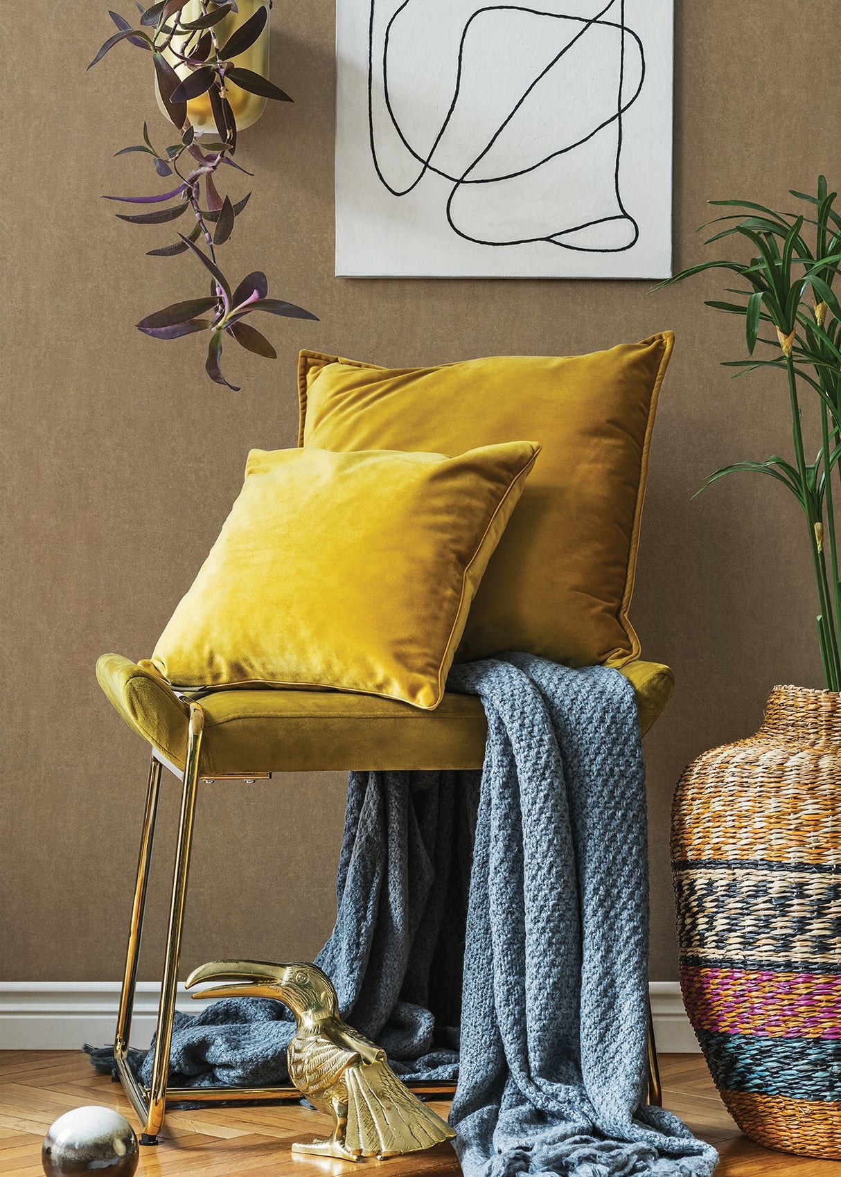 Advantage 4015-550047 Segwick Bronze Speckled Texture Wallpaper