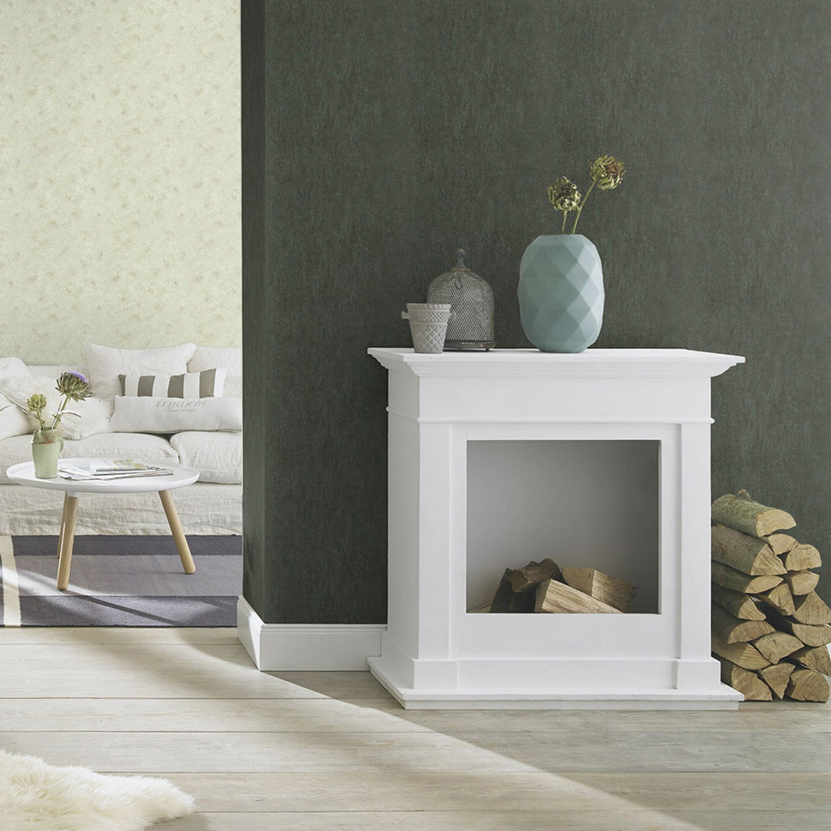 Advantage 4015-550085 Segwick Black Speckled Texture Wallpaper