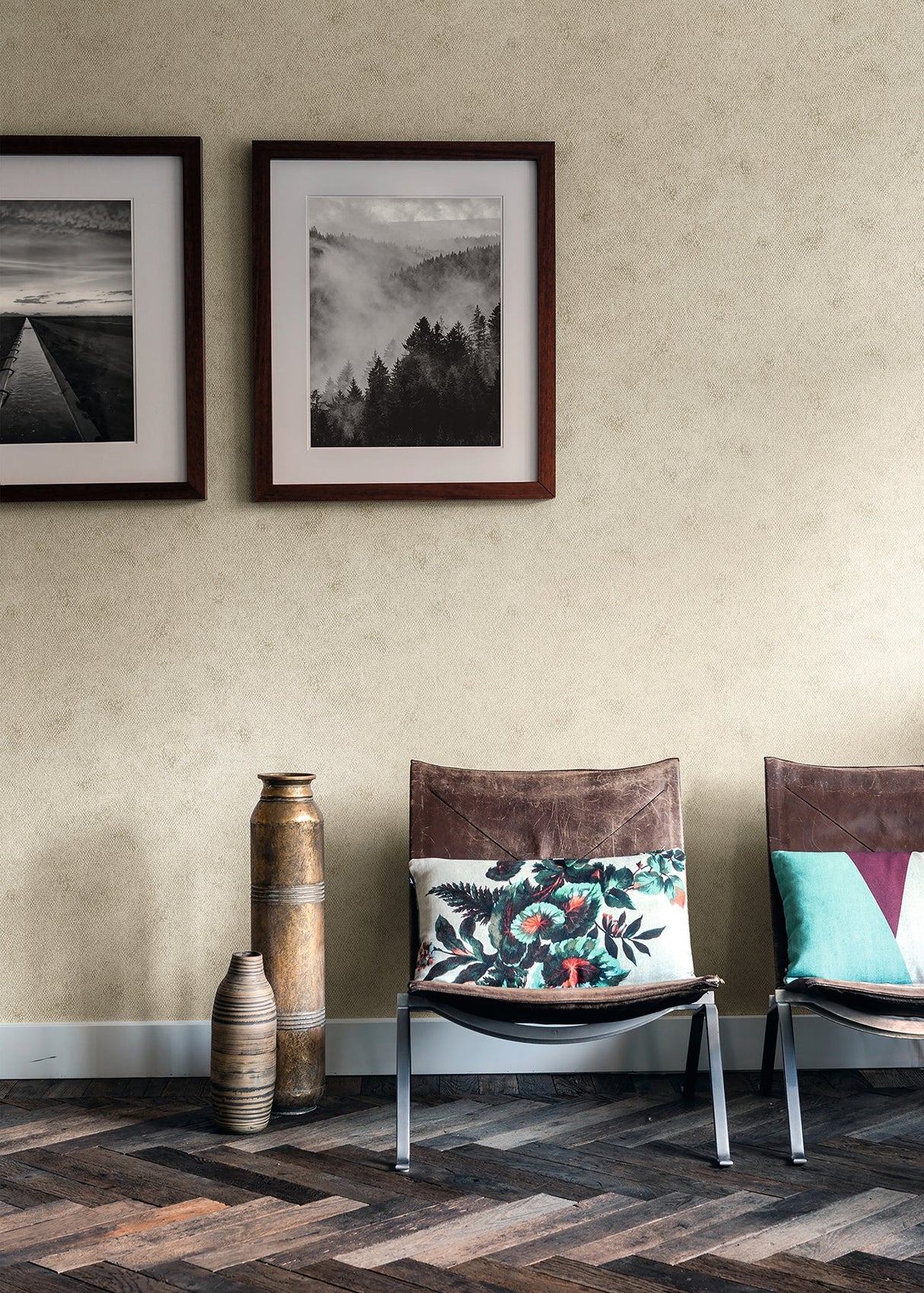 Advantage 4015-550634 Roderick Dove Faux Snakeskin Wallpaper