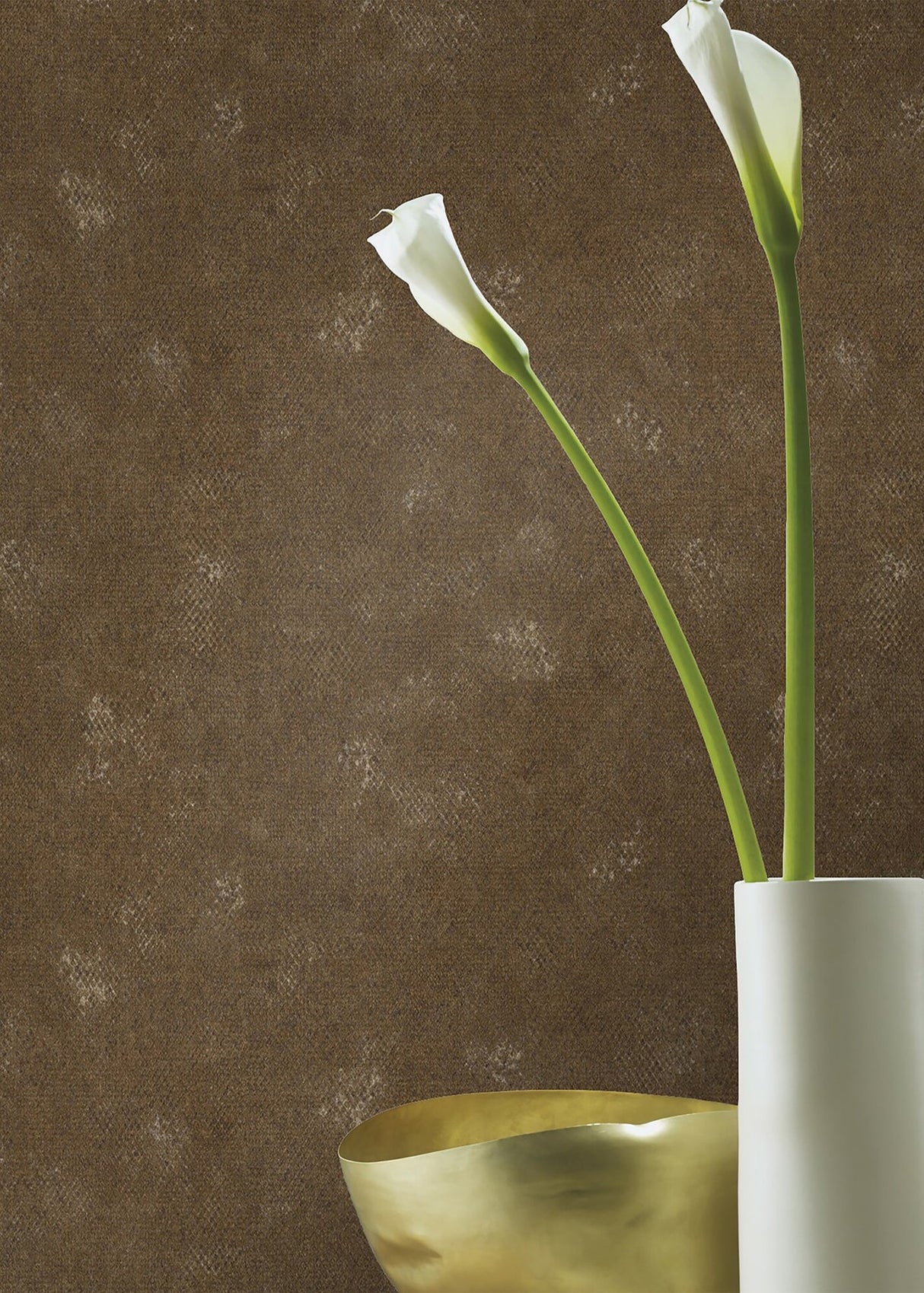 Advantage 4015-550689 Roderick Copper Faux Snakeskin Wallpaper