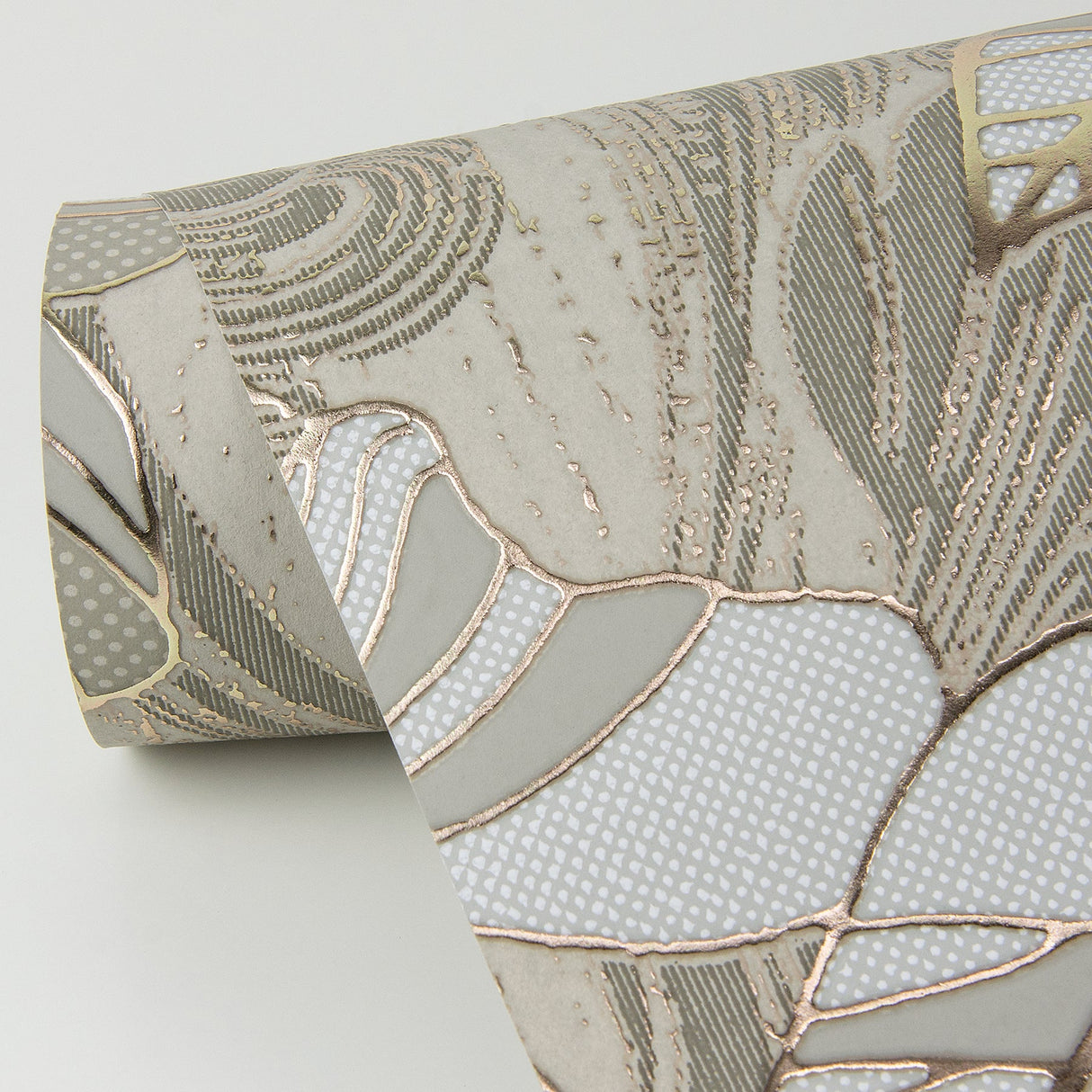 A-Street Prints 4019-86402 Selene Gold Mucha Floral Wallpaper