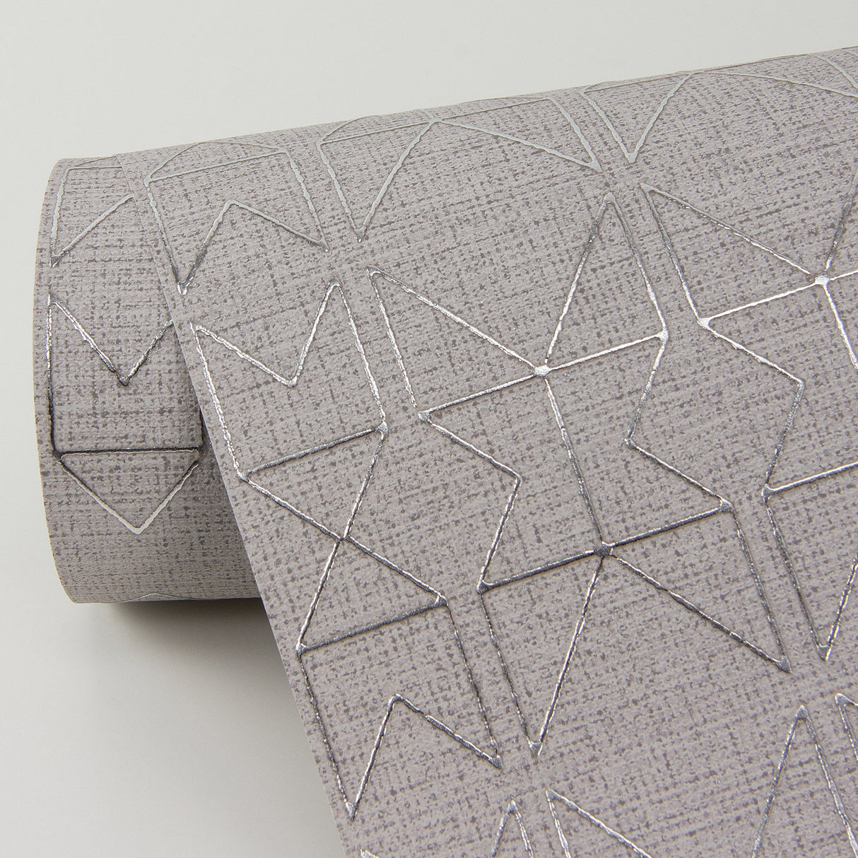 A-Street Prints 4019-86406 Paititi Silver Diamond Trellis Wallpaper