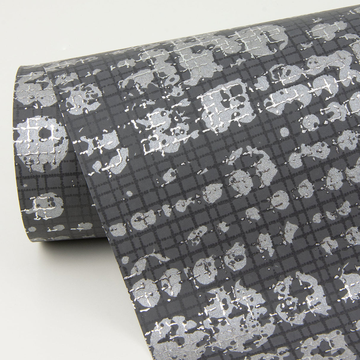 A-Street Prints 4019-86409 Celeste Silver Geometric Wallpaper