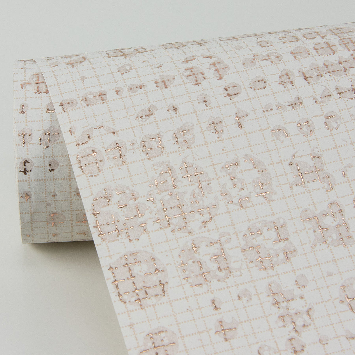 A-Street Prints 4019-86411 Celeste Rose Gold Geometric Wallpaper