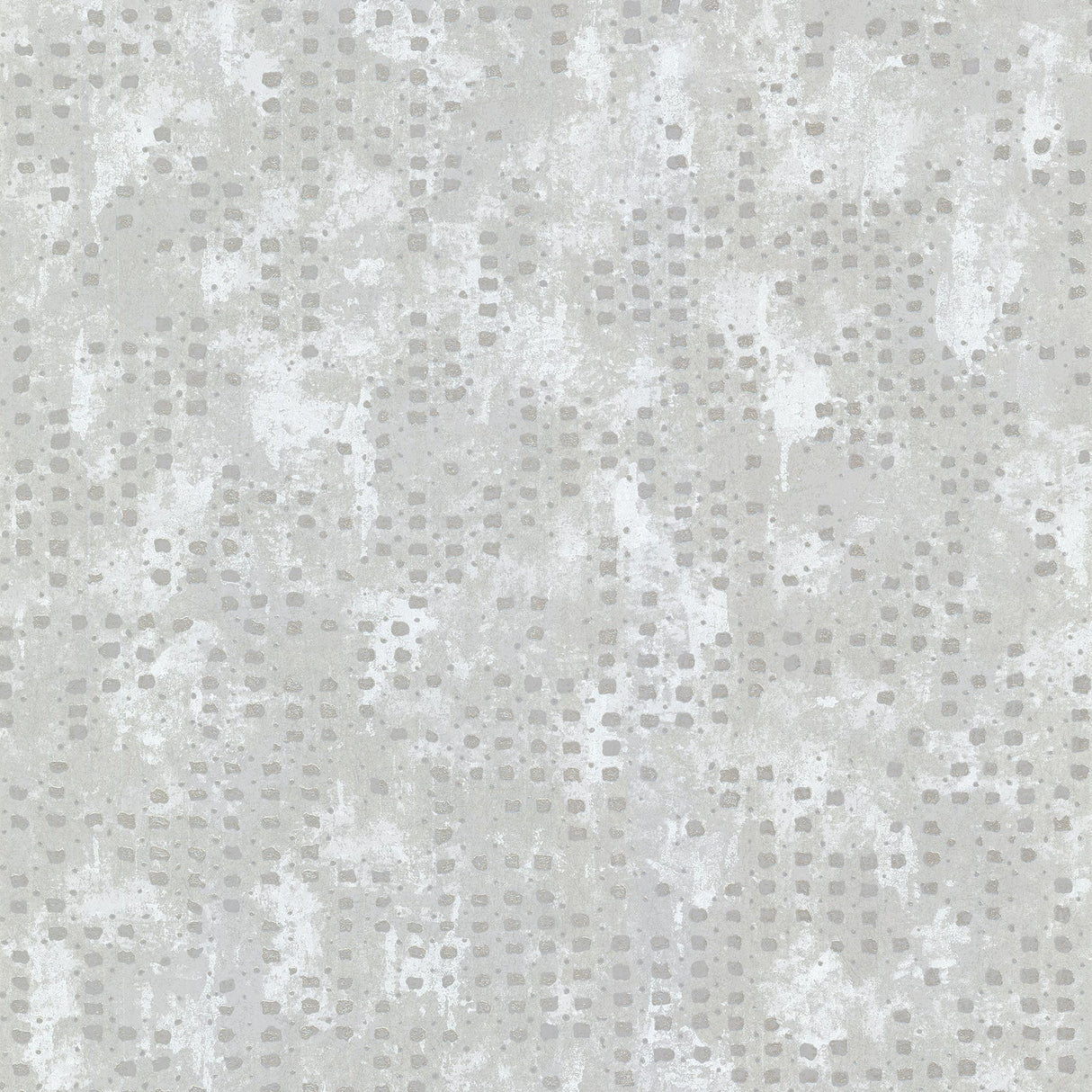A-Street Prints 4019-86414 Felsic Silver Studded Cube Wallpaper