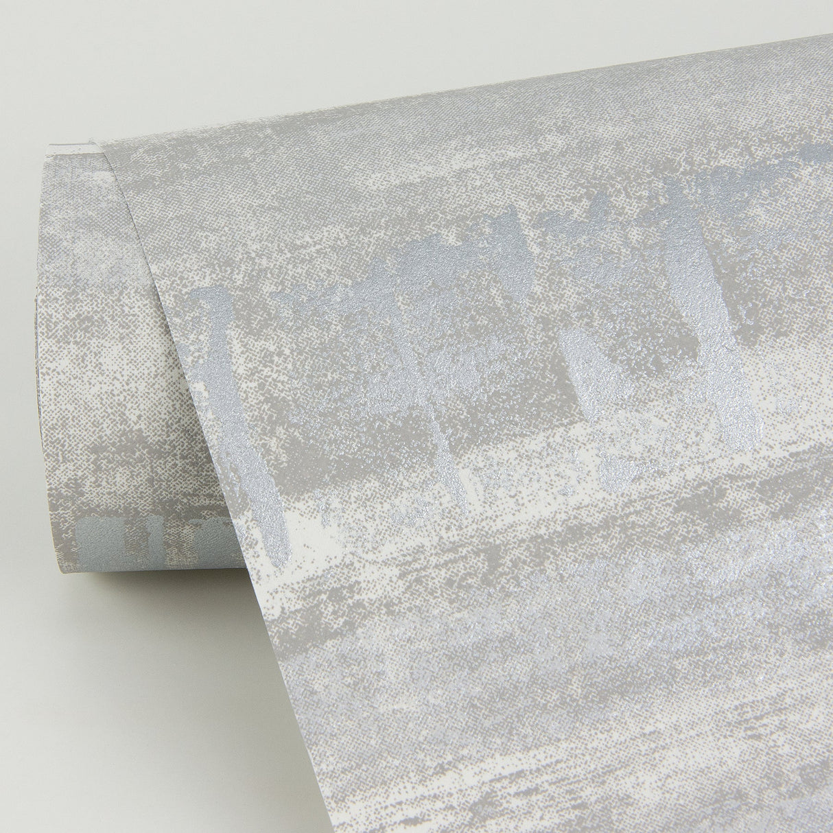 A-Street Prints 4019-86417 Rakasa Silver Distressed Stripe Wallpaper