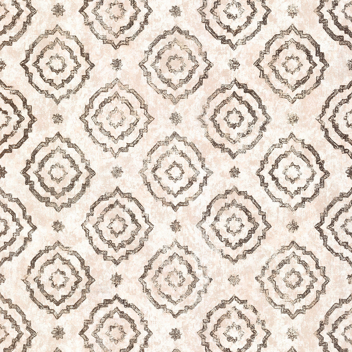 A-Street Prints 4019-86423 Uma Rose Gold Star Medallion Wallpaper