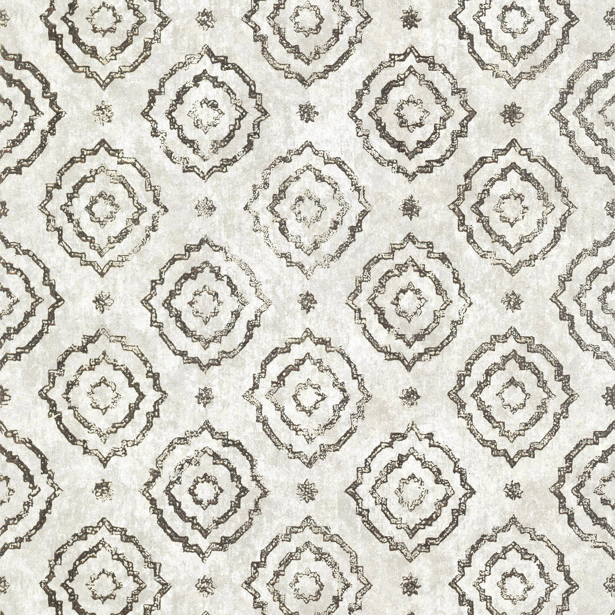 A-Street Prints 4019-86424 Uma Platinum Star Medallion Wallpaper