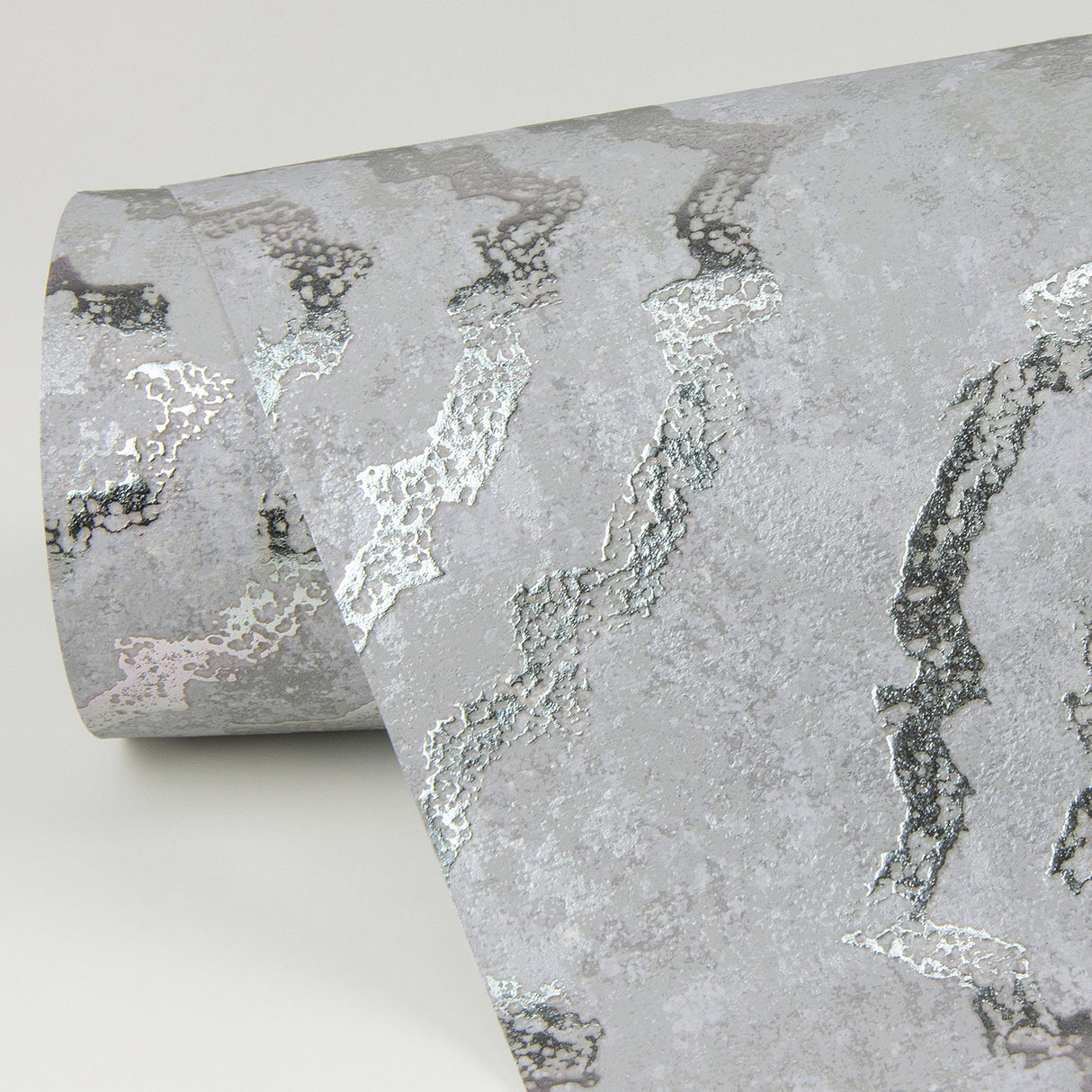 A-Street Prints 4019-86425 Uma Silver Star Medallion Wallpaper