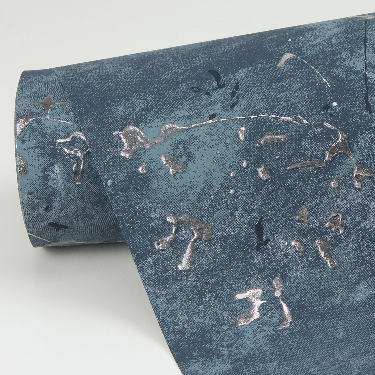 A-Street Prints 4019-86429 Arian Blue Inkburst Wallpaper