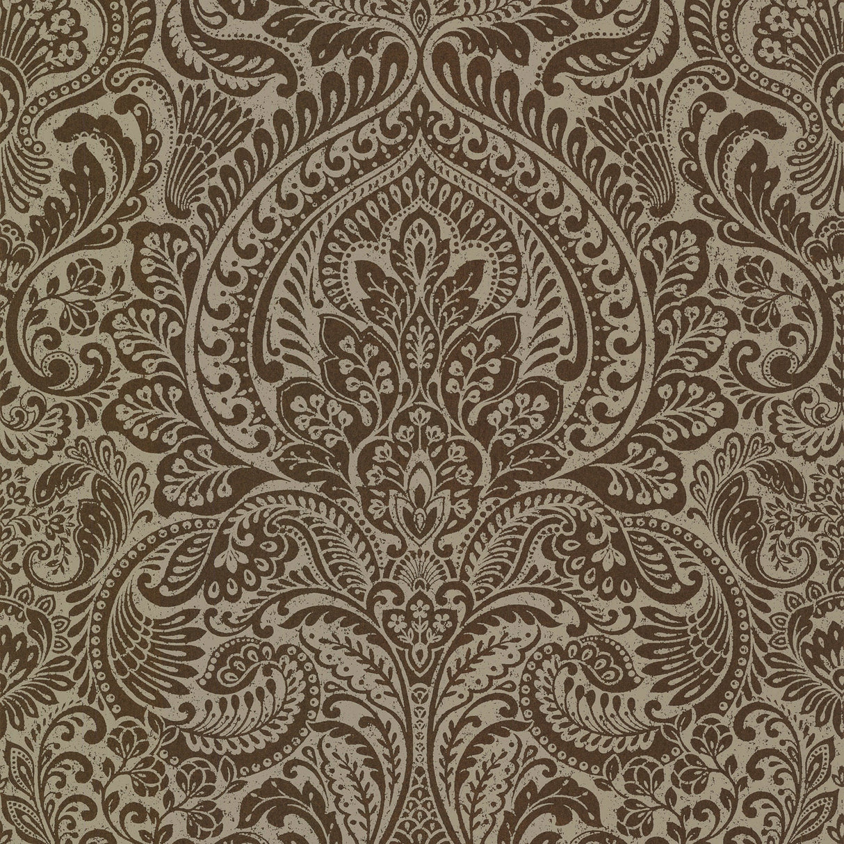 A-Street Prints 4019-86440 Artemis Bronze Floral Damask Wallpaper