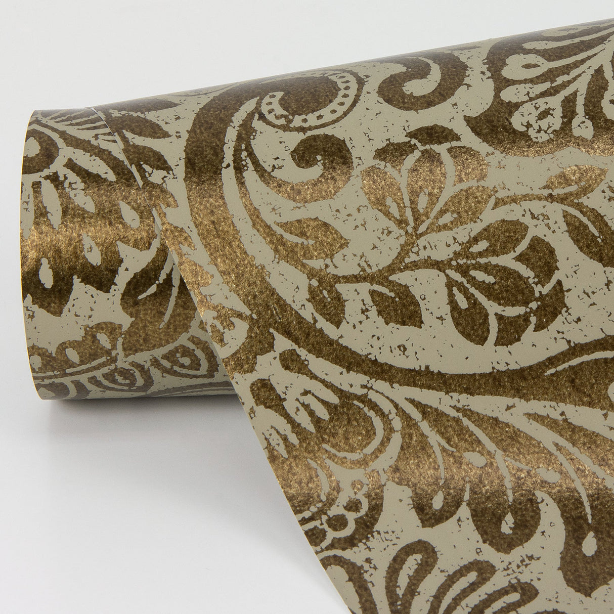 A-Street Prints 4019-86440 Artemis Bronze Floral Damask Wallpaper