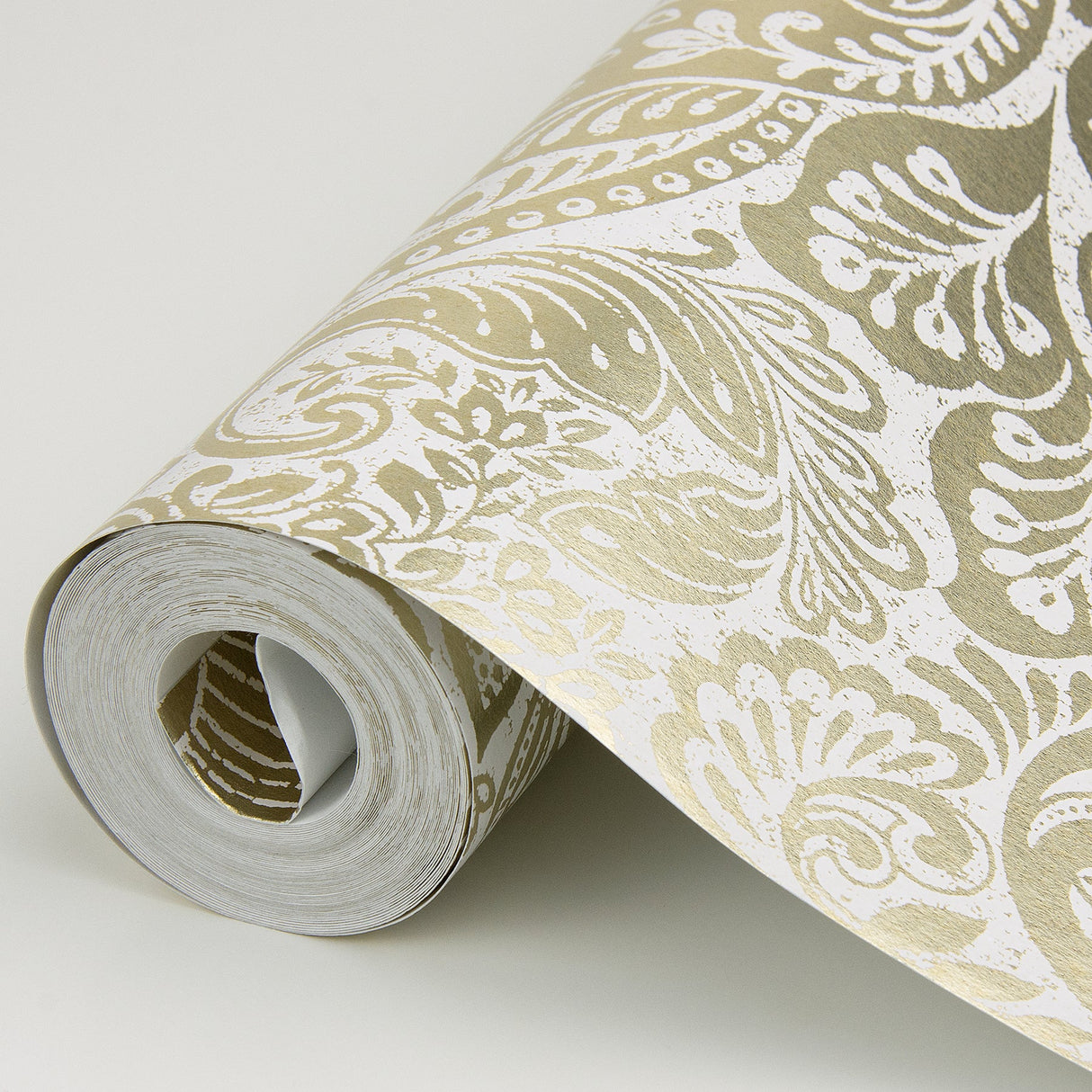 A-Street Prints 4019-86441 Artemis Gold Floral Damask Wallpaper