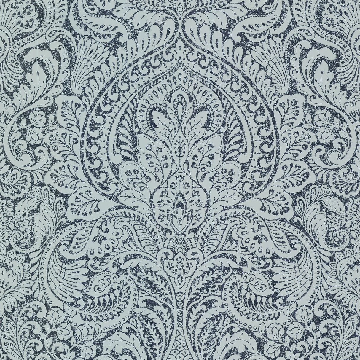 A-Street Prints 4019-86442 Artemis Sapphire Floral Damask Wallpaper