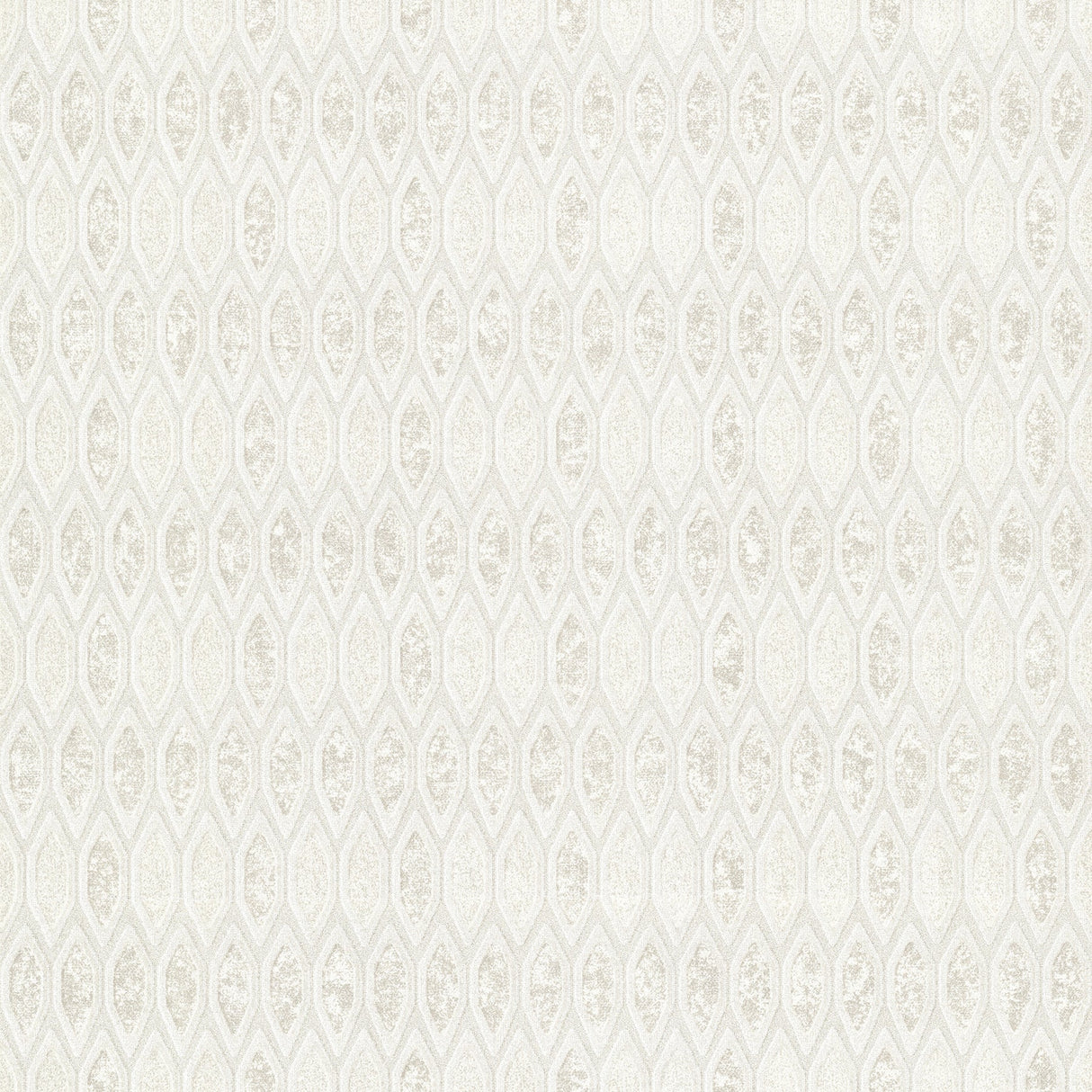 A-Street Prints 4019-86462 Damour Cream Hexagon Ogee Wallpaper