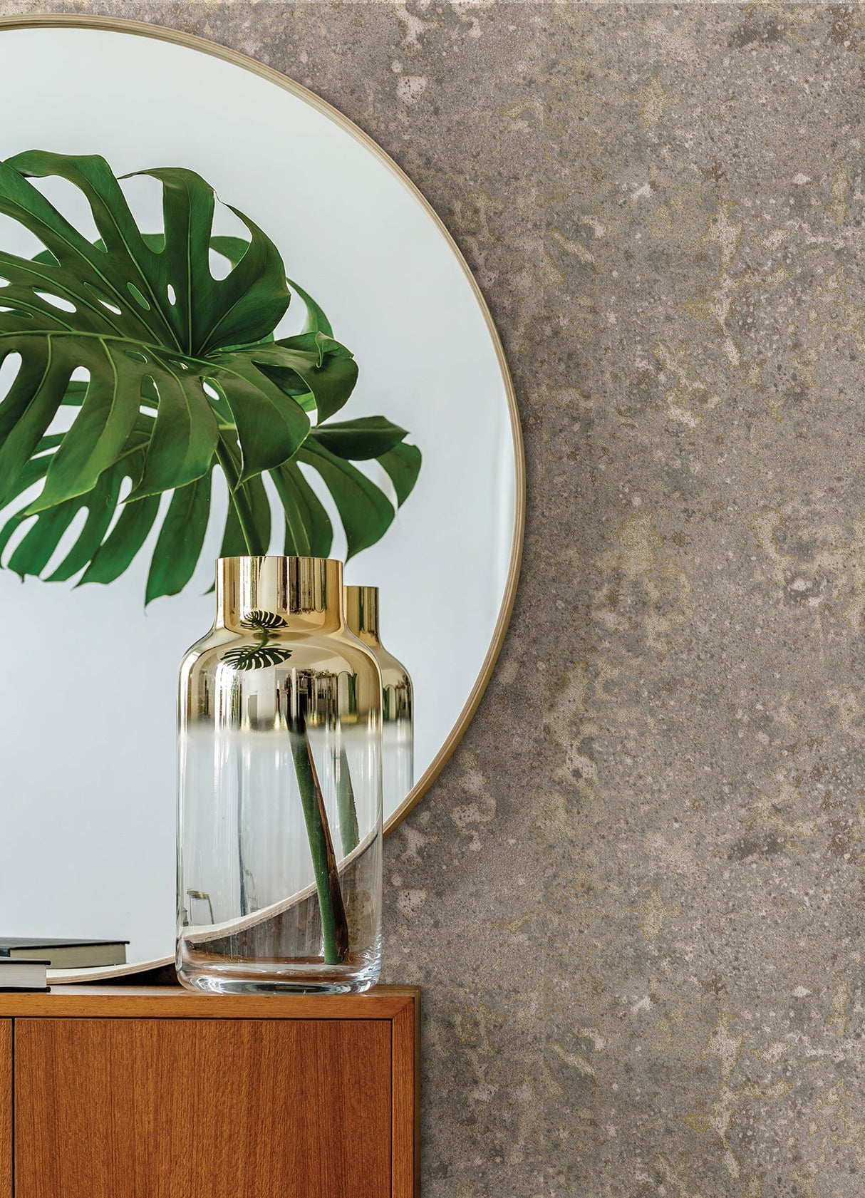 A-Street Prints 4019-86473 Kulta Bronze Cemented Wallpaper