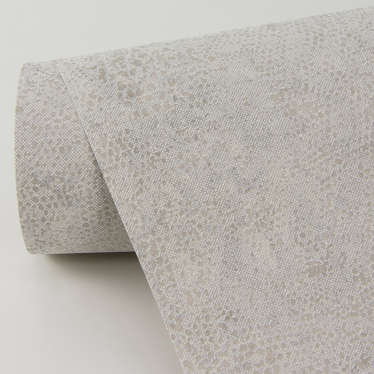 A-Street Prints 4019-86498 Clerici Platinum Snakeskin Wallpaper