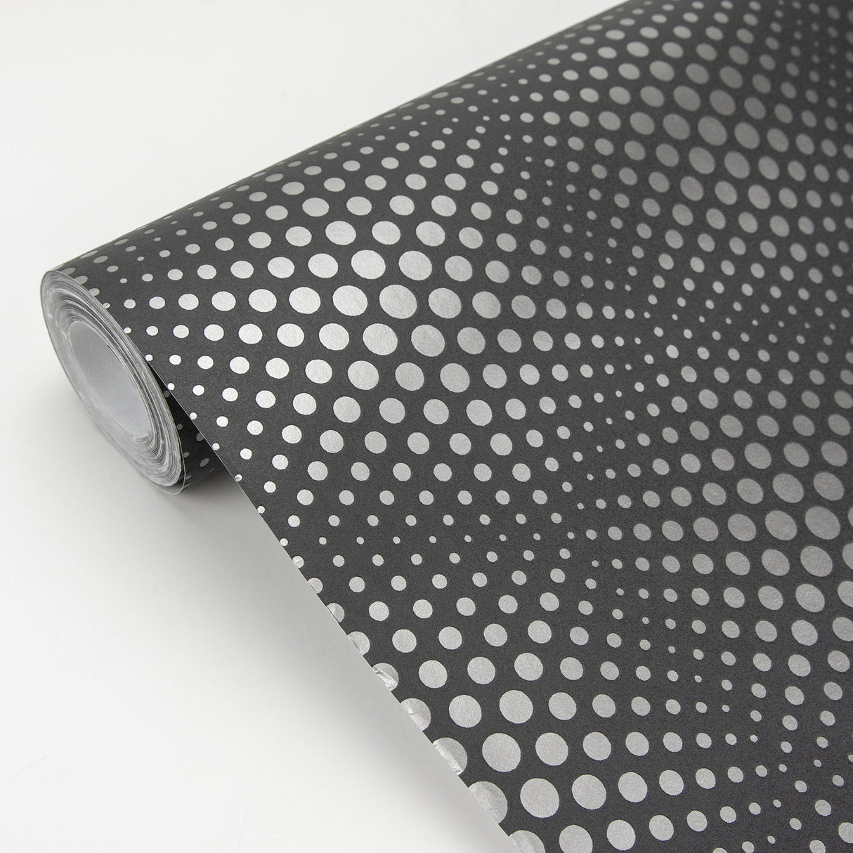 Advantage 4020-50609 Milo Dark Grey Bubble Geometric Wallpaper