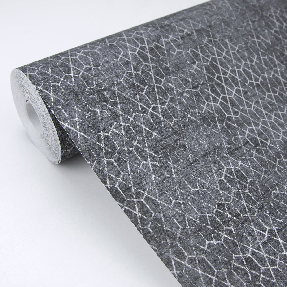 Advantage 4020-75809 Elias Grey Gridline Wallpaper