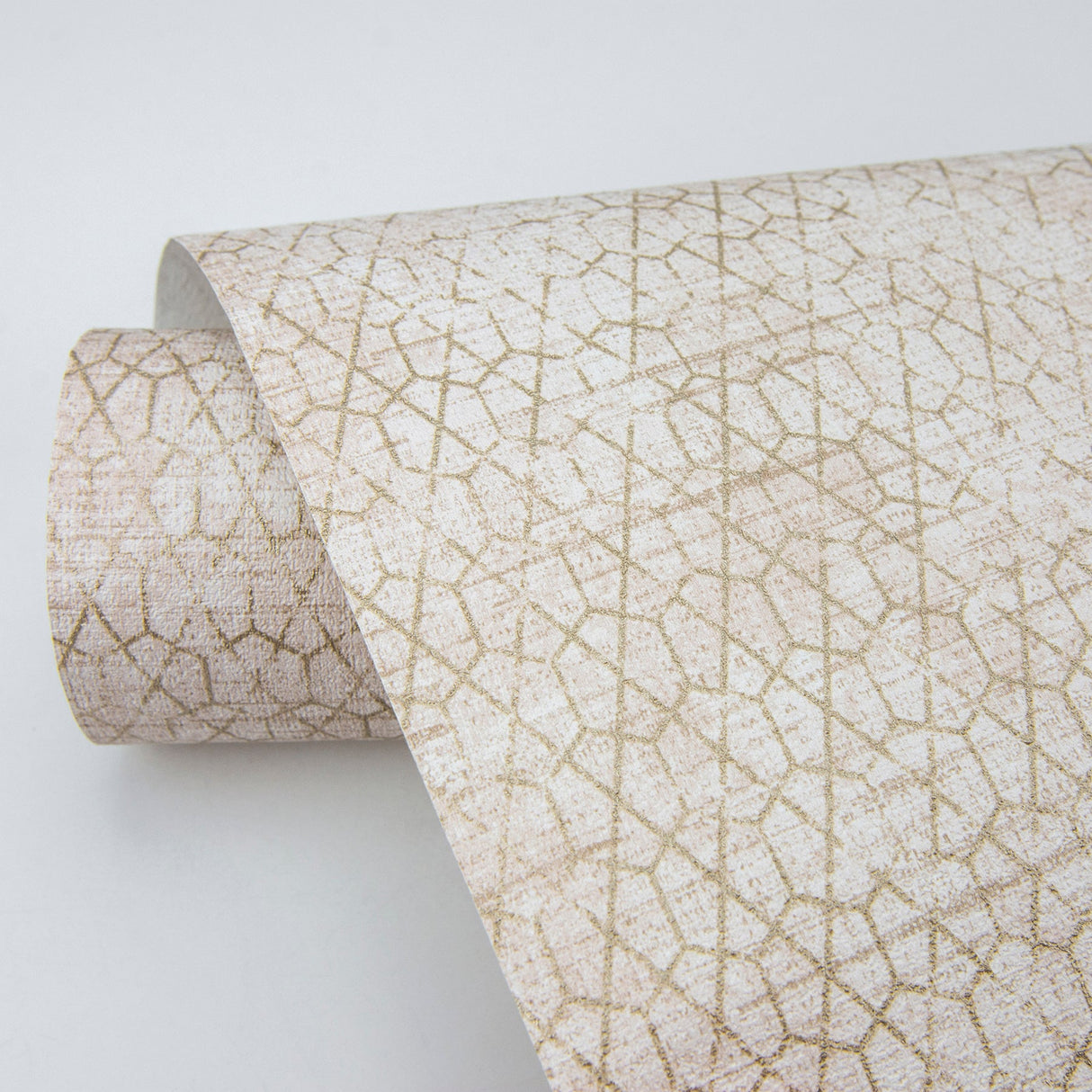 Advantage 4020-75817 Elias Gold Gridline Wallpaper