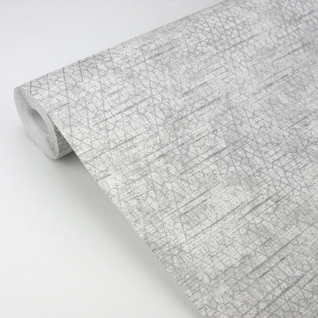 Advantage 4020-75819 Elias Light Grey Gridline Wallpaper