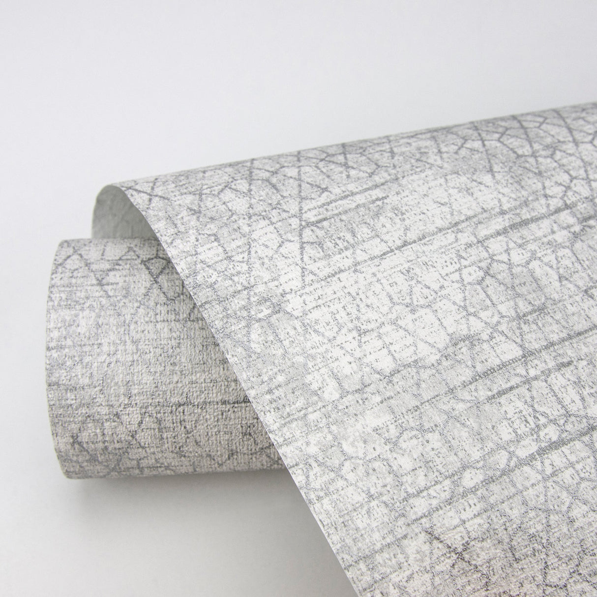 Advantage 4020-75819 Elias Light Grey Gridline Wallpaper